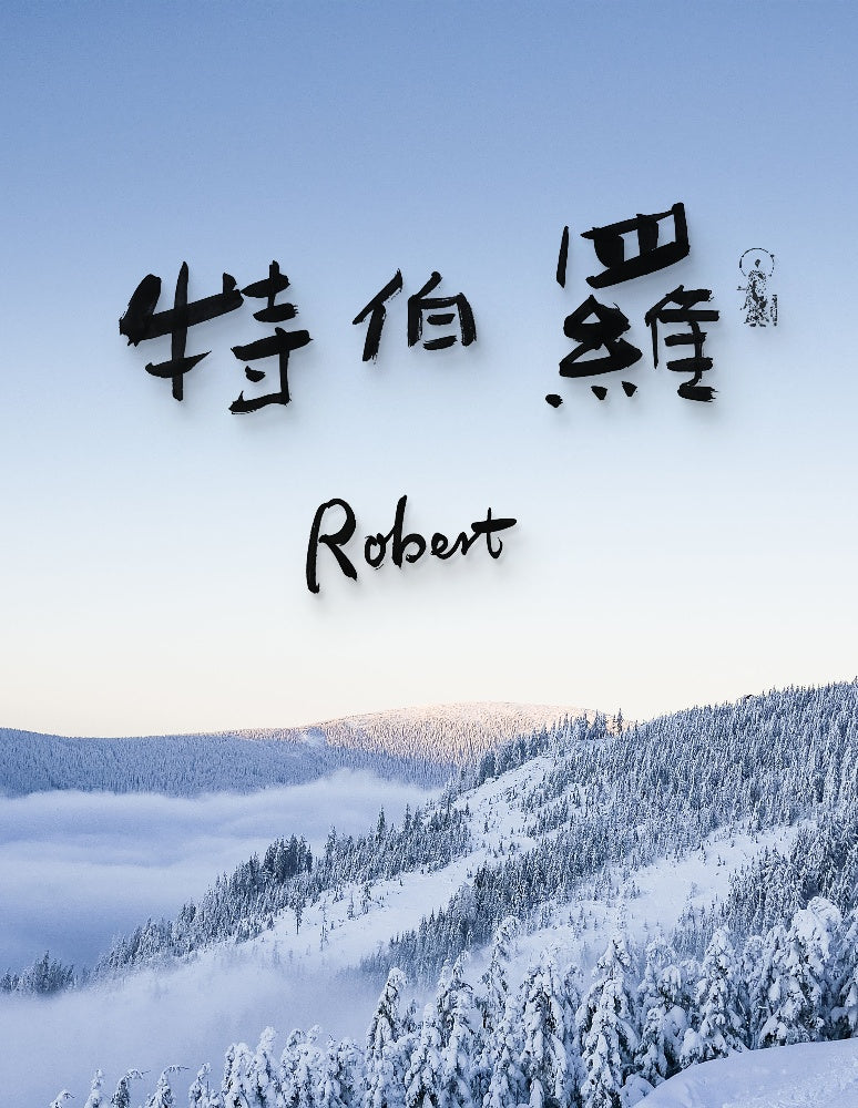 Robert · Hanzi Calligraphy Name Art (5 Styles, Digital Edition)
